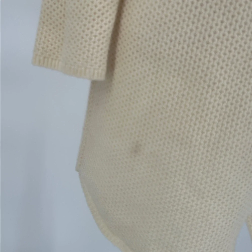 DONGXIAC Ordos Cashmere Knit Dress Ivory Long Sleeve Size 95 Luxury - Picture 8 of 16